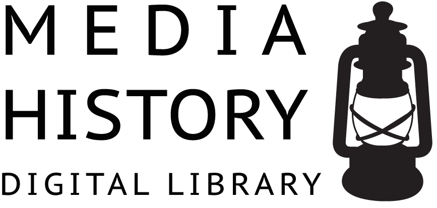 Media History Digital Library title and lantern logo